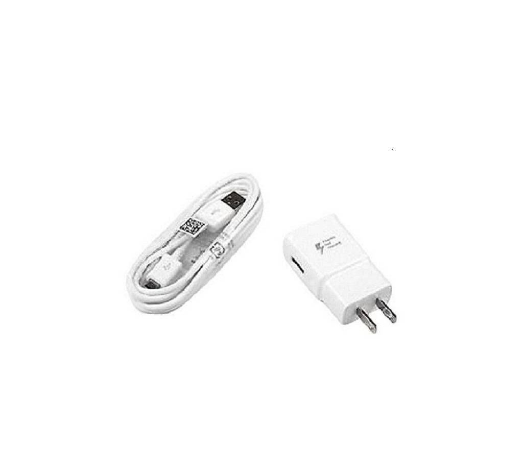 Samsung Fast Charger with Micro USB 2.0 Cable - White