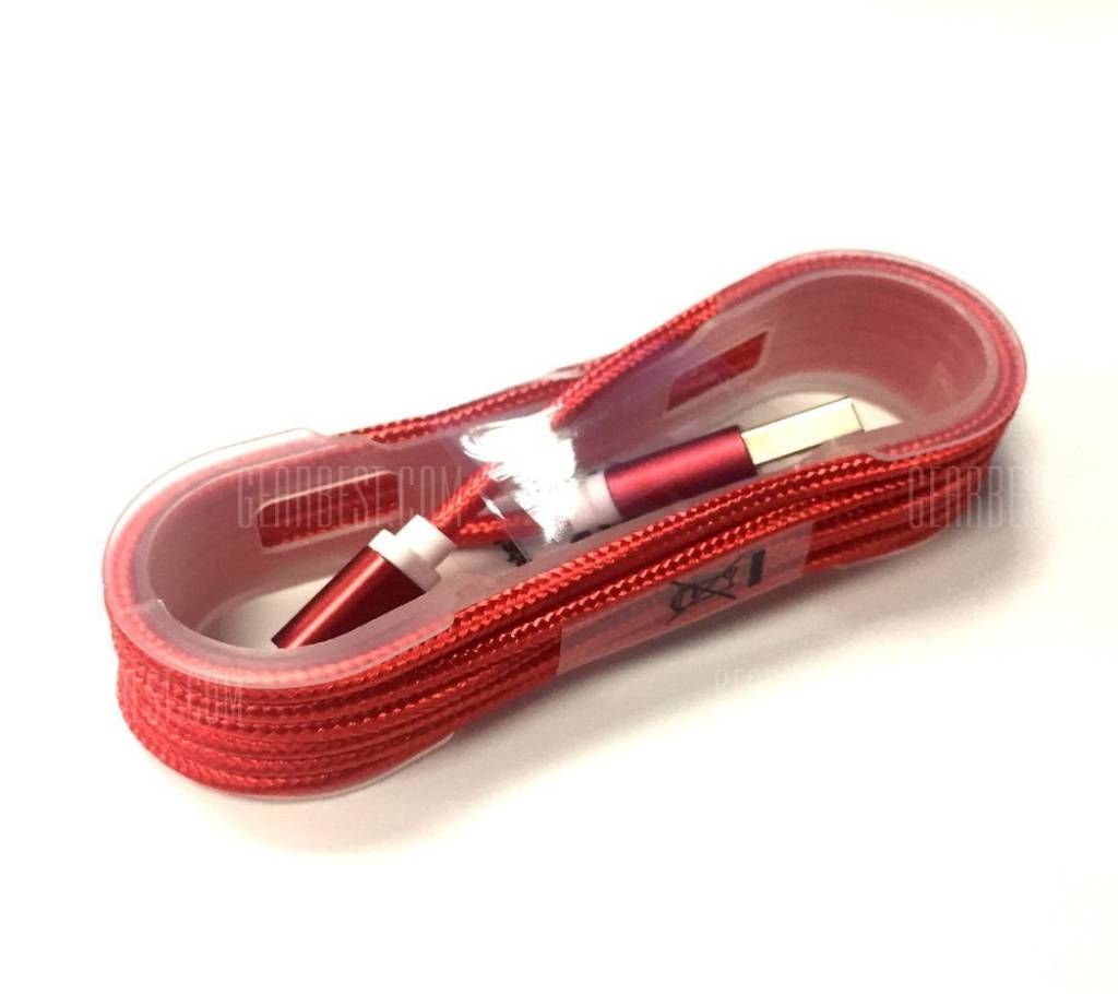 USB Data And Charging Cable Line For Smart Phones - Multicolour