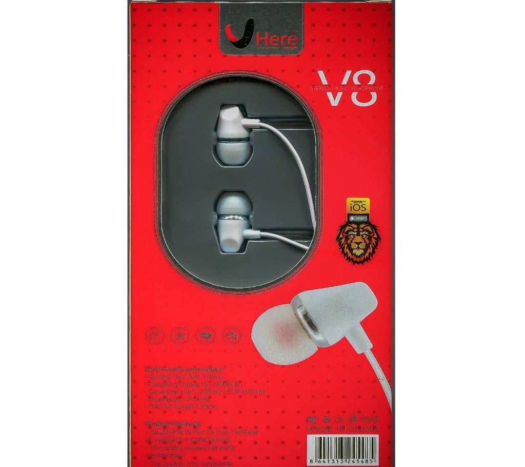 V-8 Soft Earphones