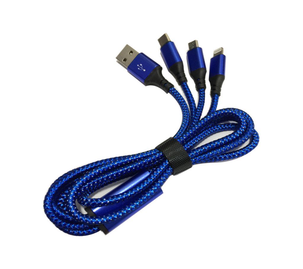 3 in 1 Fast Charging Micro USB Data cable