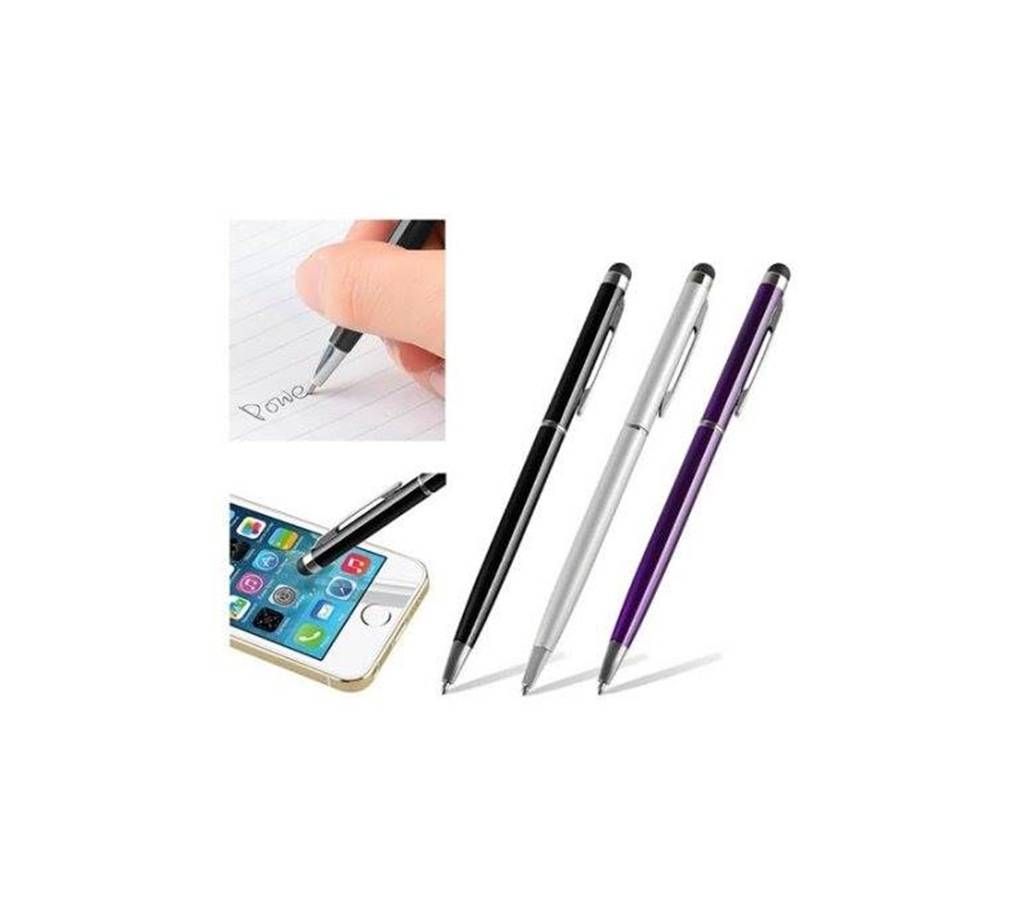 2-in-1 Touch Screen Stylus Ballpoint Pen - 1 pcs