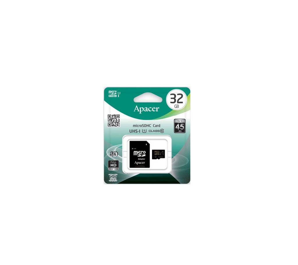 MEMORY CARD APACER MICROSDHC CLASS10 32GB