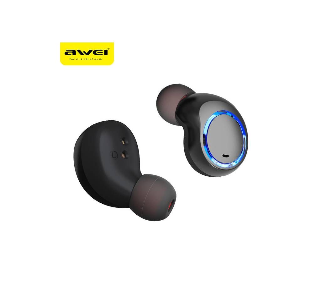 Awei T3 True Wireless Bluetooth Earphone with Charging Case