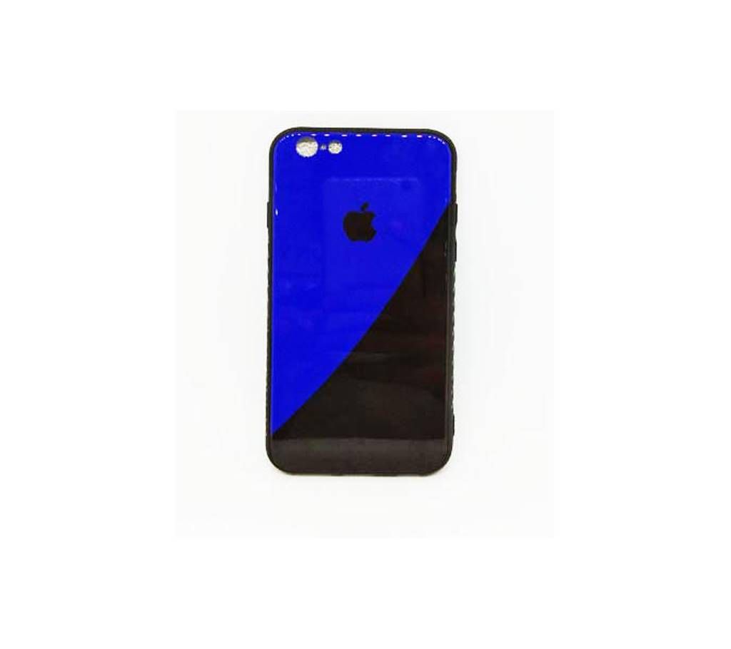 Case for i-phone 6 , GUANHAO Soft TPU Bumper Tempered Glass Back