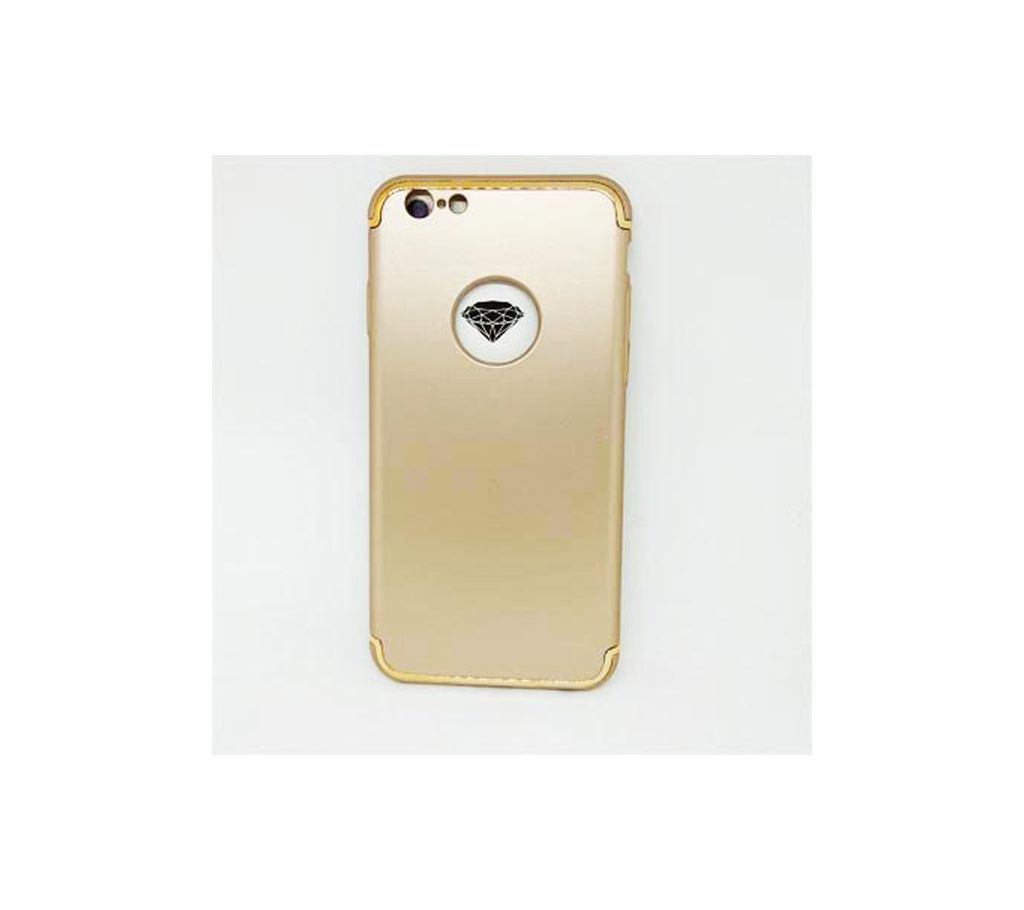 For iPhone 6s , Mchoice Luxury Hybrid Tempered Glass + Acrylic Hard Case Cover Skin for iPhone 6s(golden silver)