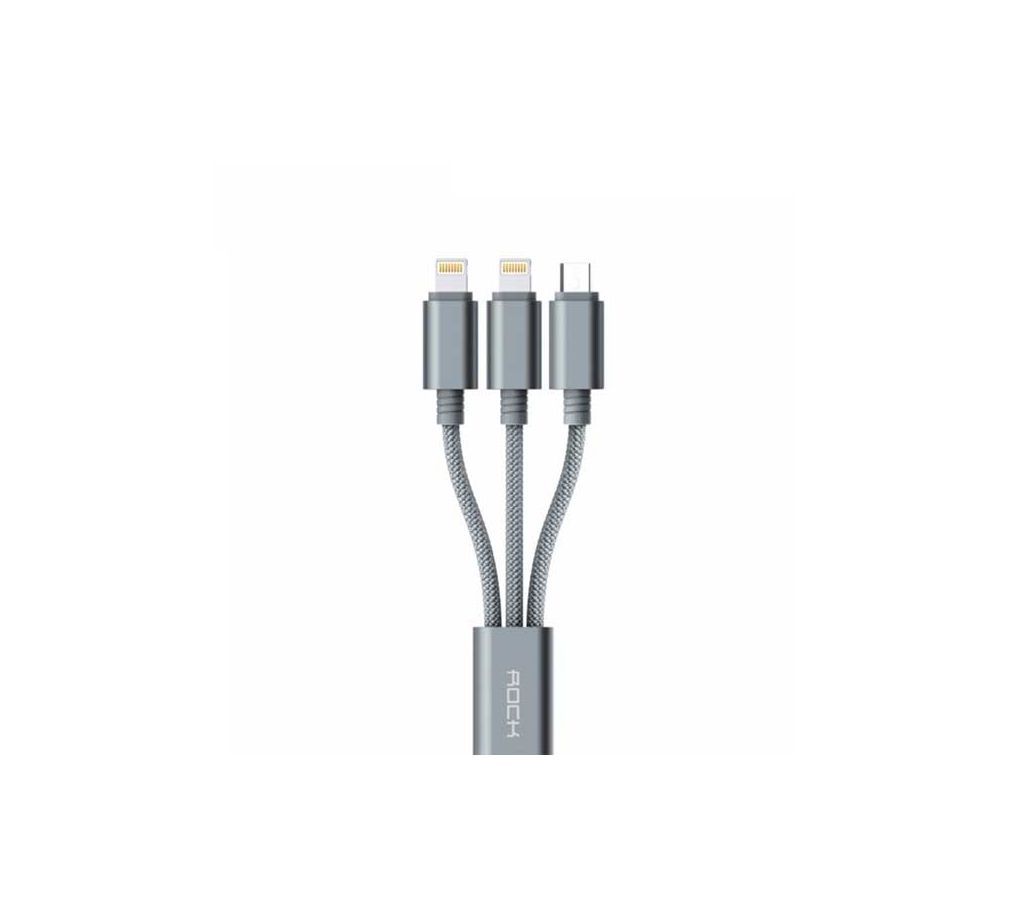 Rock 3 in 1 charging cable