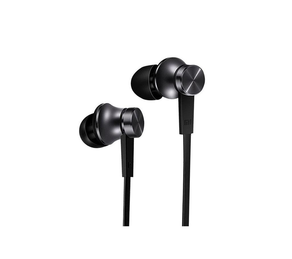  in-ear headphone Basic steel body - black