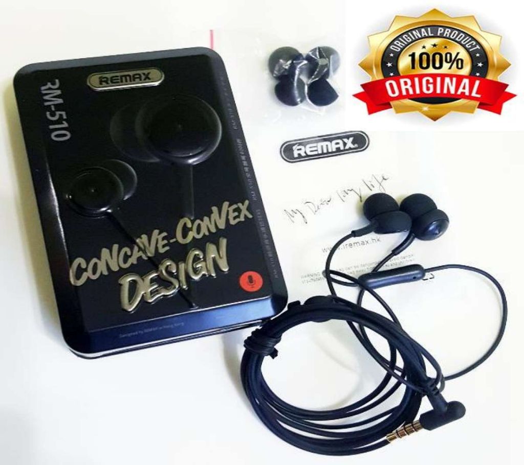 REMAX RM 510 Wired Earphone Specially For Gift