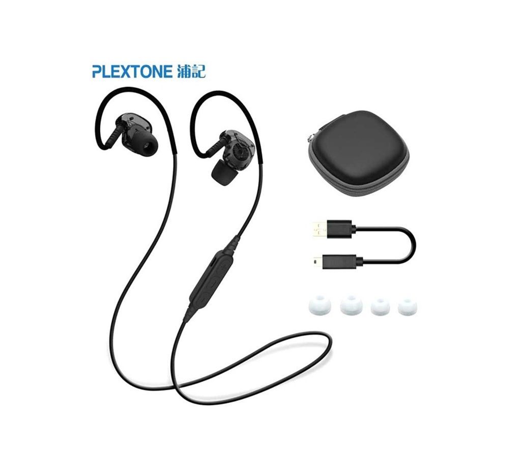 PLEXTONE BX240 LED Sport Bluetooth Earphones Sweatproof Waterproof Bass Stereo Headphones With Mic
