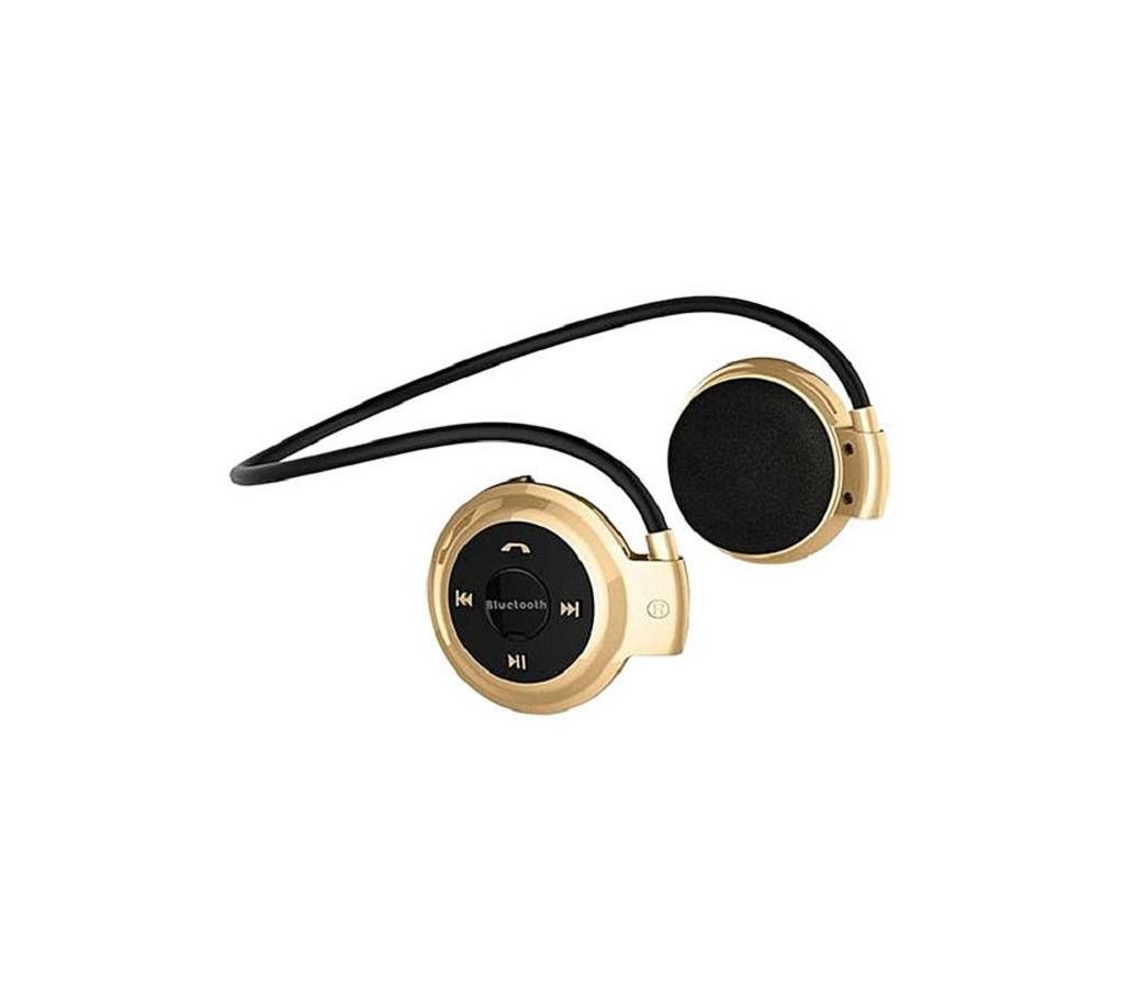 Mini 503 Wireless Sports Bluetooth Headphone - Gold