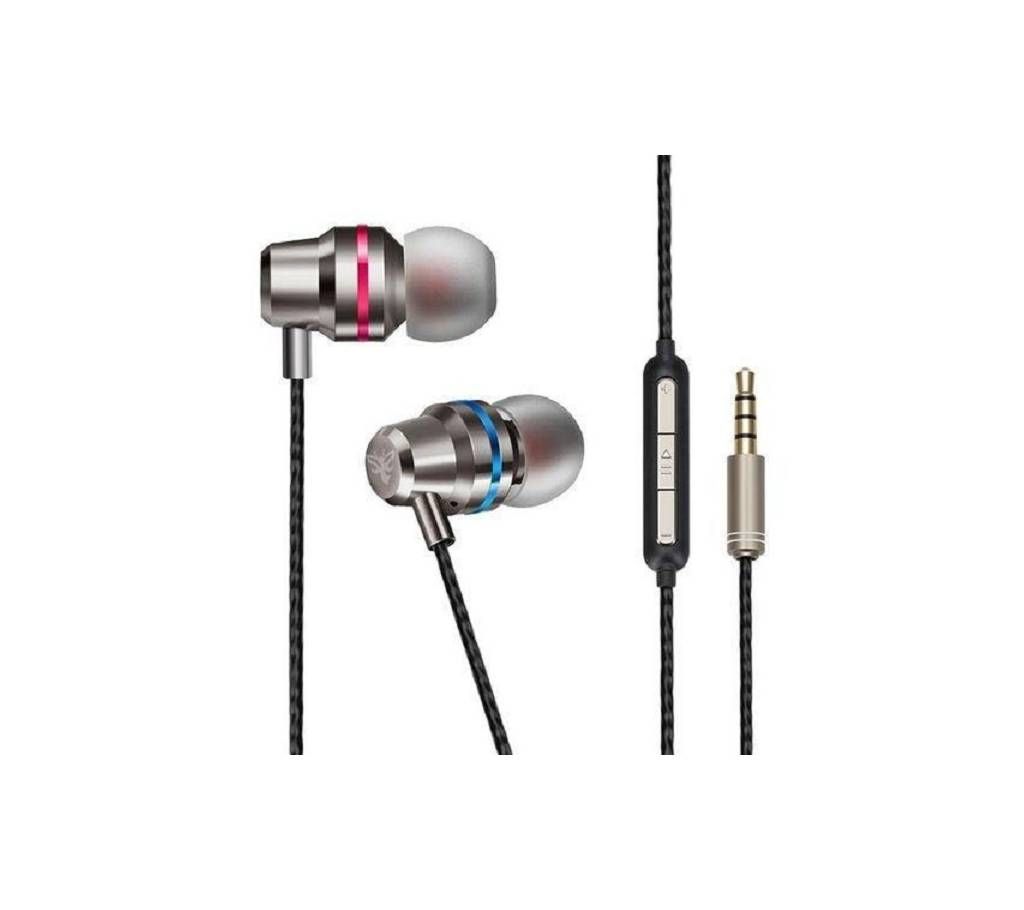 R10 stereo earphone - silver