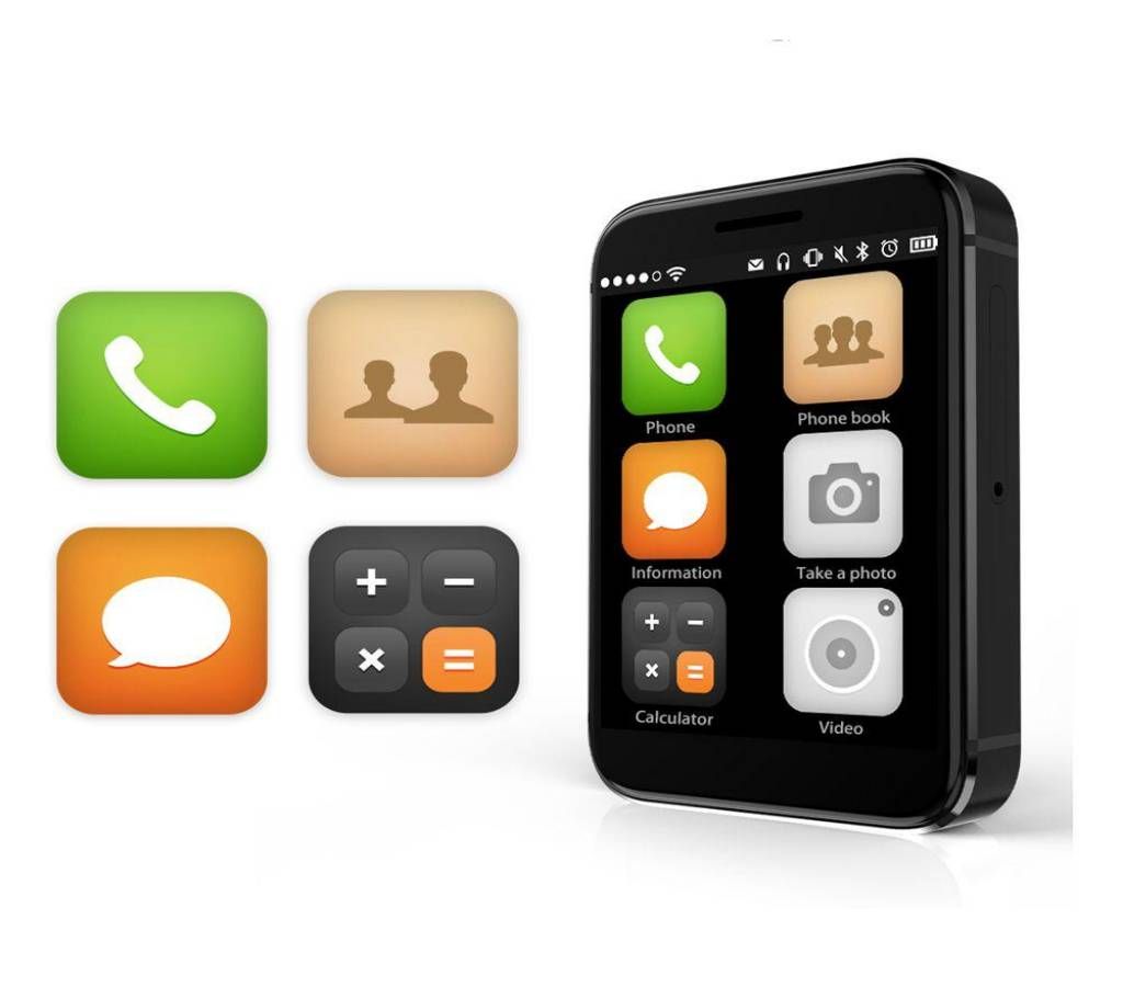Bakeey I5S Mini Phone MP3/MP4 Sim Supported Pedometer