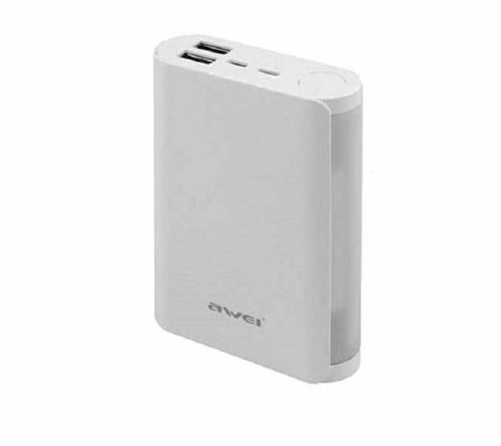 Awei Power Bank 10000mAh - P40K - White
