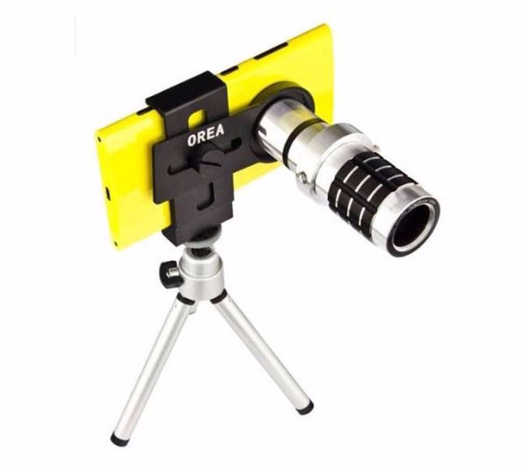 12X Zoom Clip Mobile Lens 