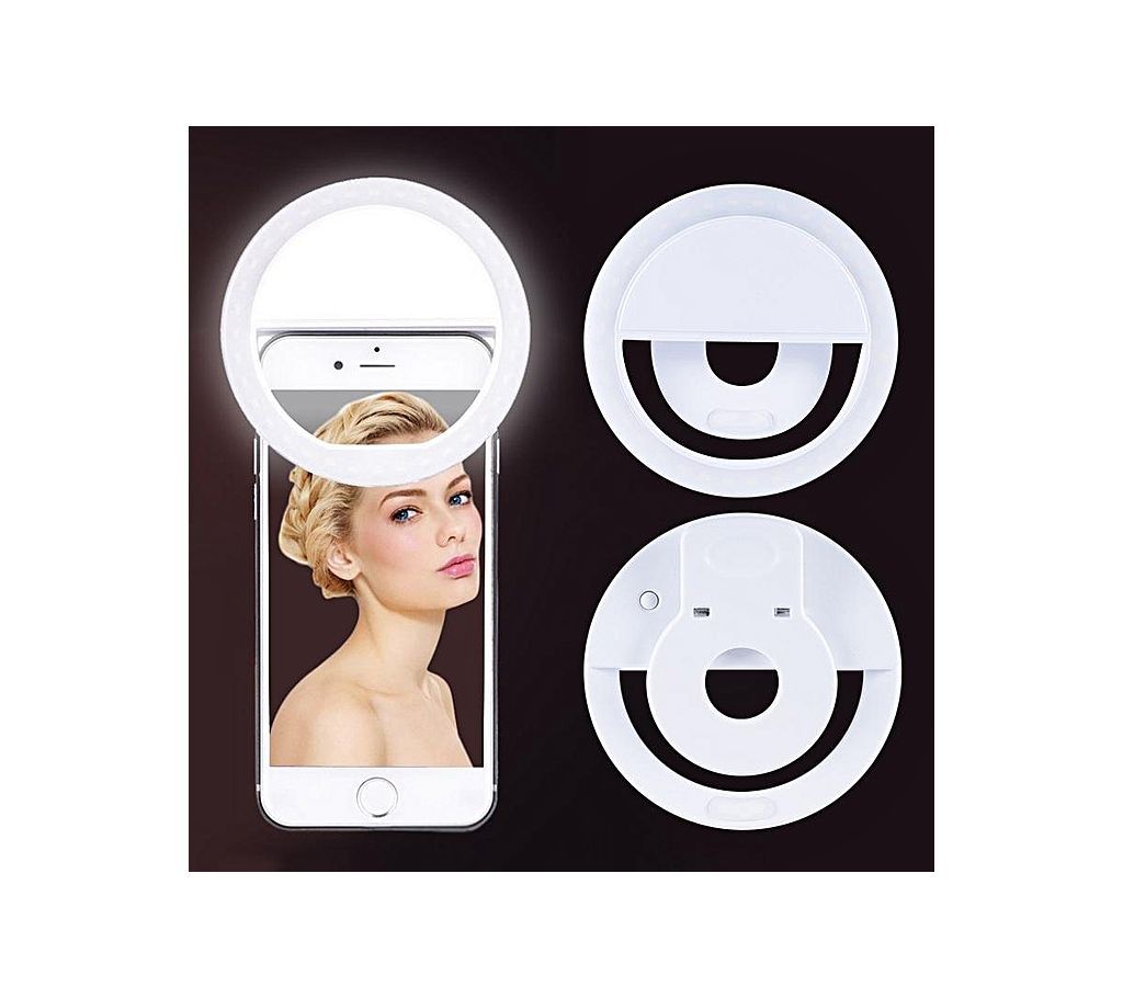 selfie ring light original Que es y como funciona? Es un iluminador recargable Para cualquier celular, telfono, cmara o dispositivo que tenga Con 3