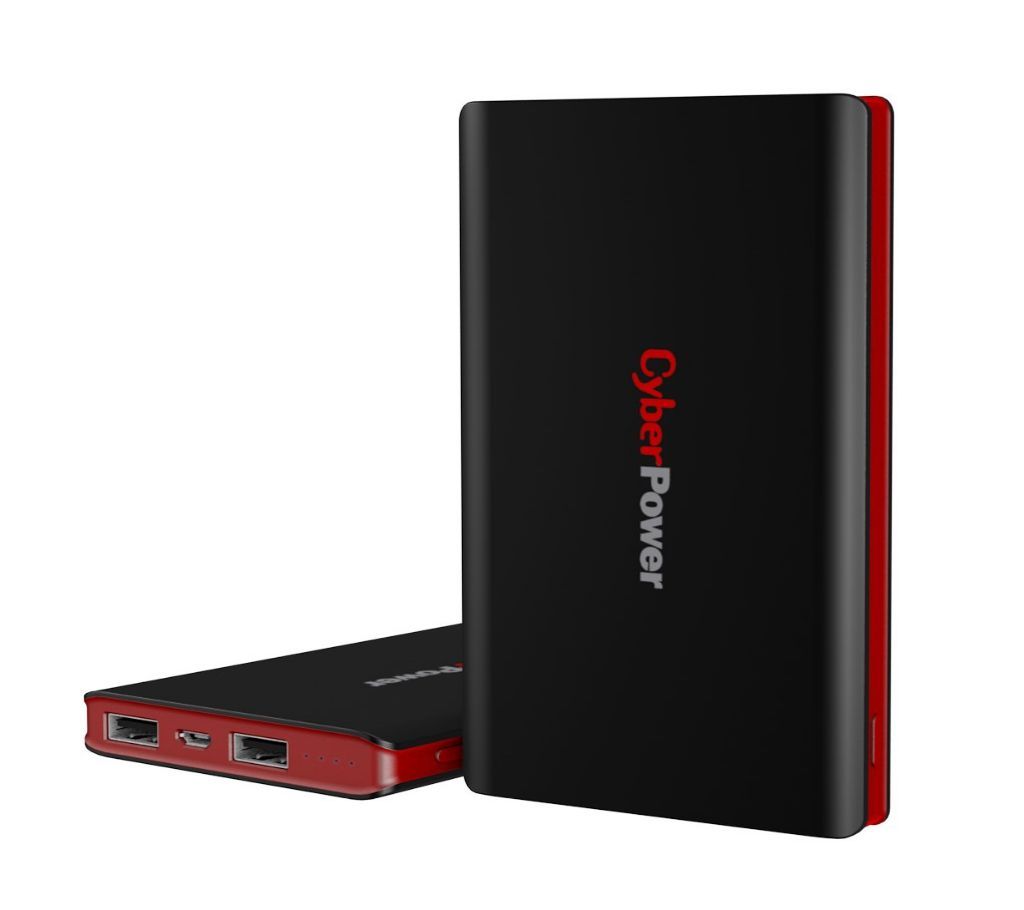 CyberPower Smartphone & Tablet Power Bank, Guarantee 500 Charging Cycles, 5000mAh Li-polymer Battery