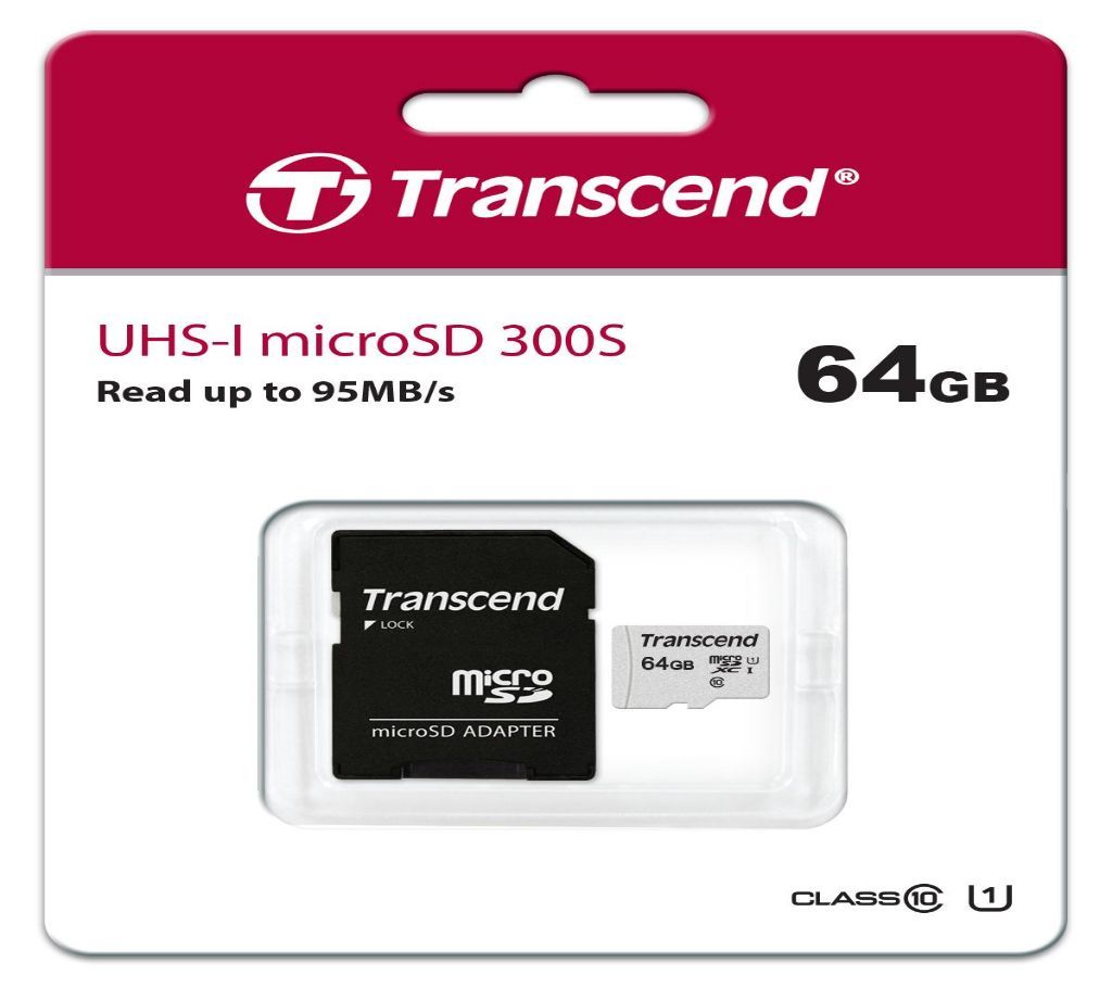 Transcend micro SDHC 300S card 64GB