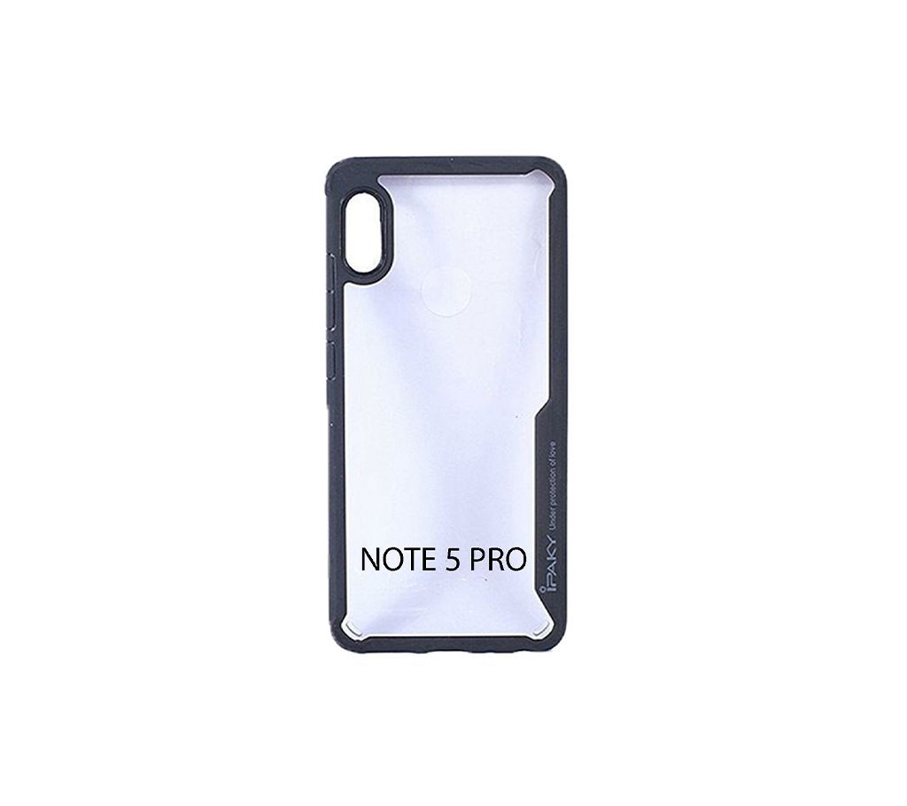 IPAKY Back Cover For Xiaomi Redmi Note 5 Pro - Black