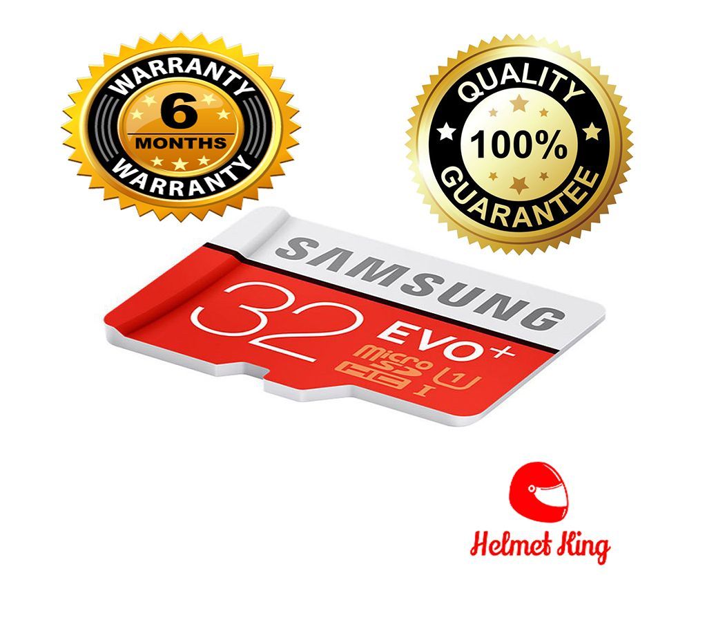 Samung EVO Plus 32 GB Class 10 Micro SDHC Memory Card - Red