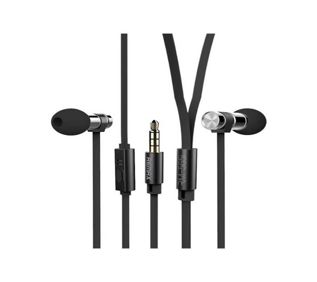 REMAX RM- 565i Stainless Steel Melodious Hi-Beat Ear Phone