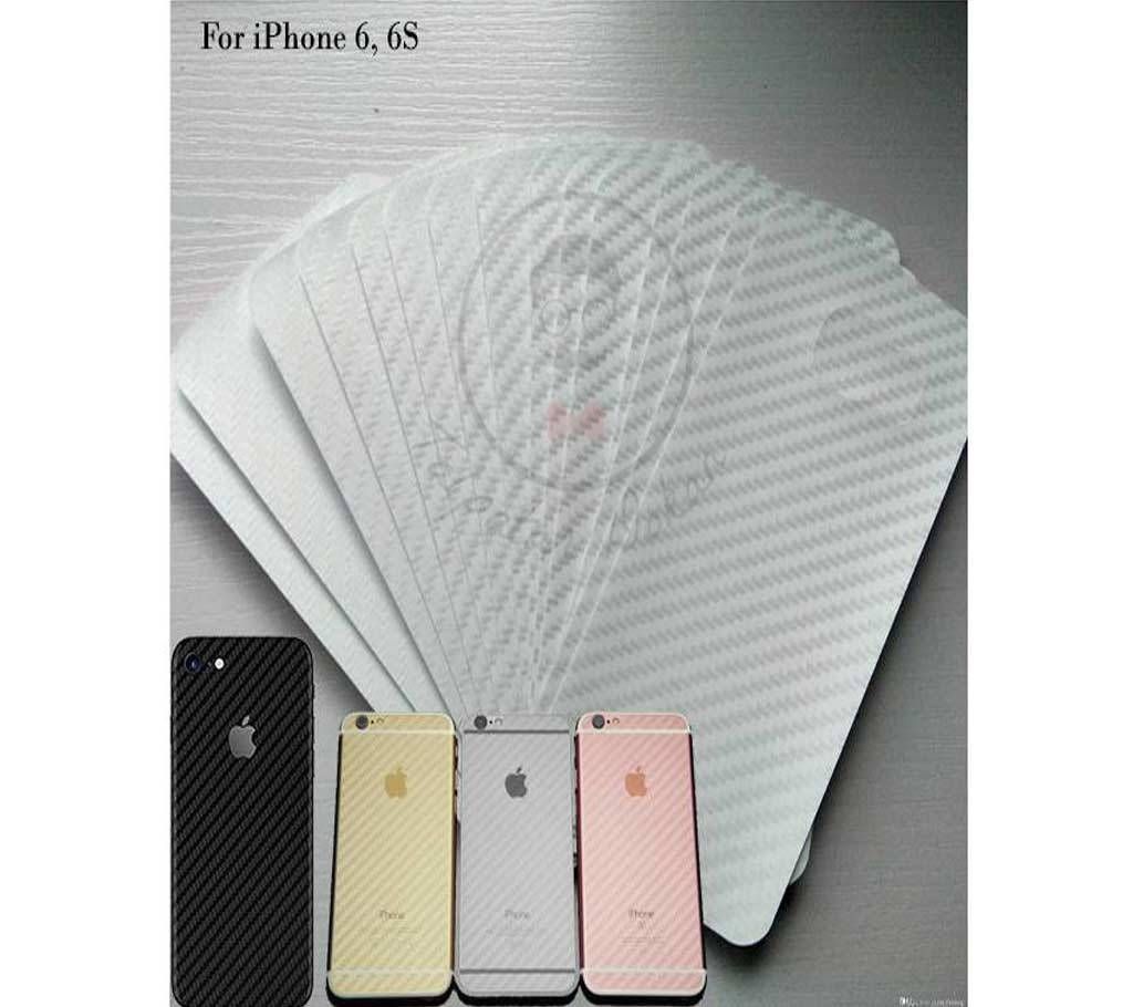 CARBON FIBER BACK FILM for iPhone 6 & 6S