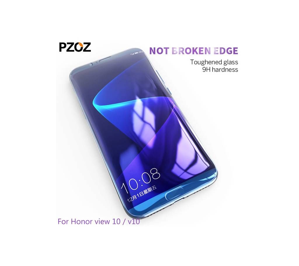 Pzoz Huawei Honor View 10 / v10 full cover tempered glass protector