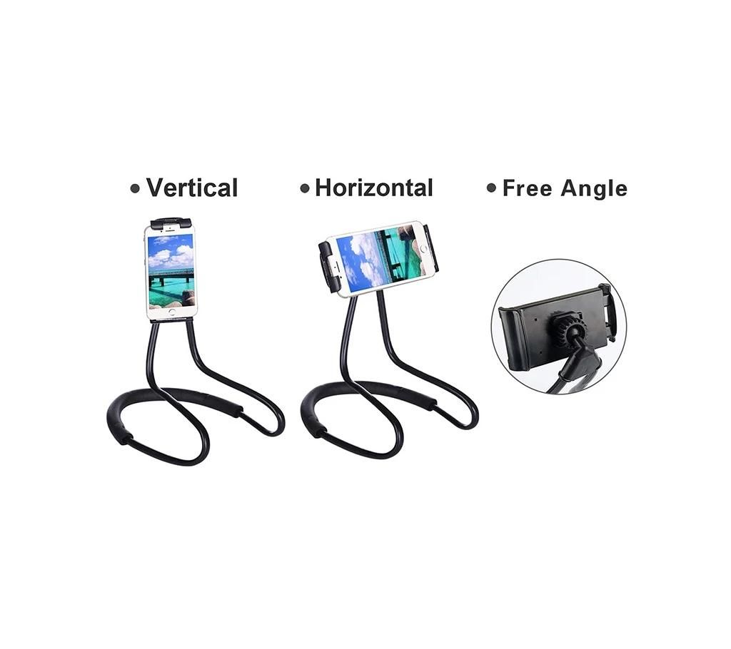 Neck Phone Holder With Earphone