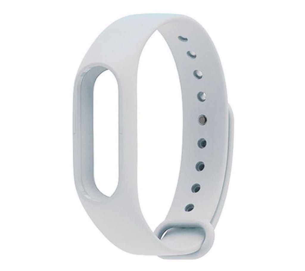 MI BAND 2 Silicon Strap - White