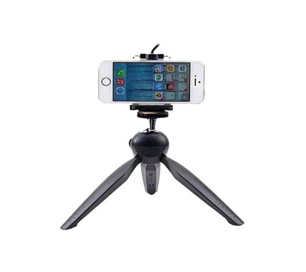Yunteng 228 Mini Tripod with Phone Holder Clip for Smartphone - Black