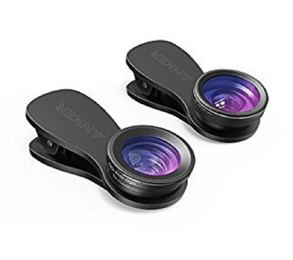 2-in-1 0.45X Wide Angle Macro Lens Universal Mobile Phone Lens