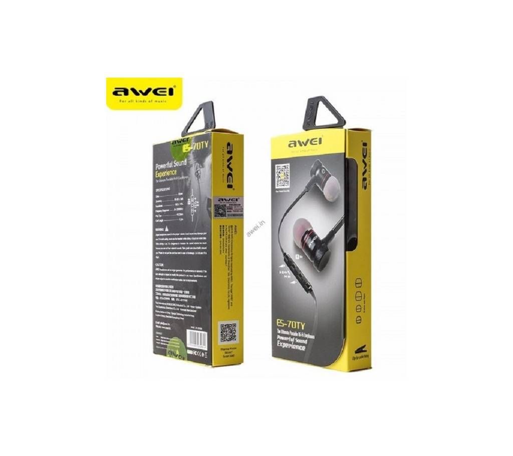Awei ES-70TY Matel Earphone