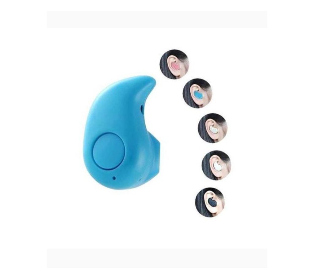Mini bluetooth wireless earphone-blue  