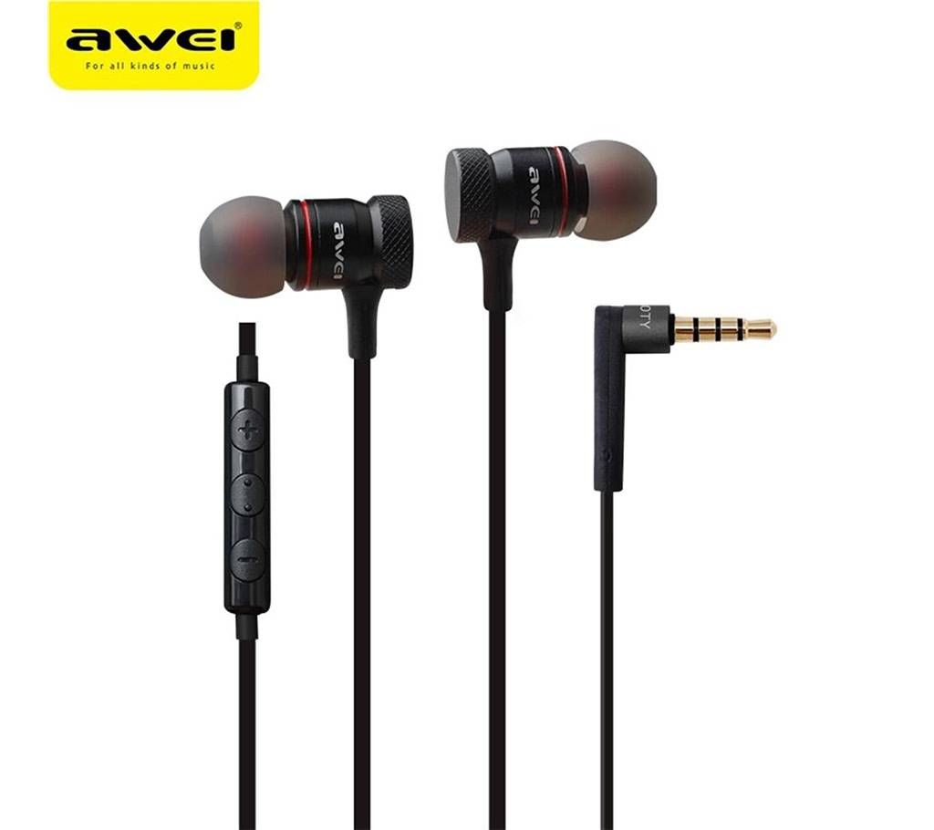Awei ES-70TY In-Ear Earphone Metal Headphones 