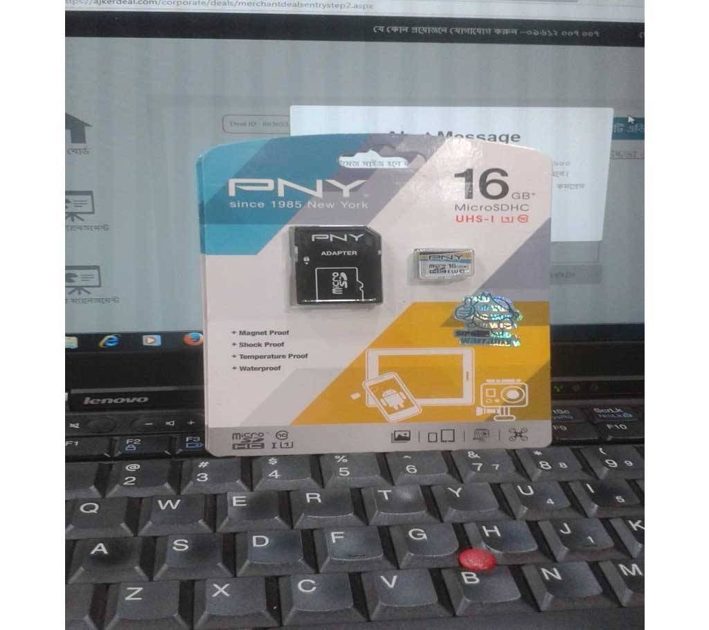 PNY 16GB Micro sdhc memory Card
