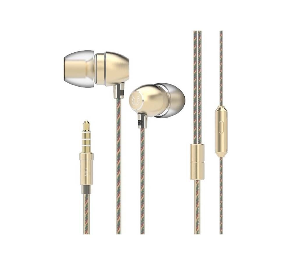 UiiSii HM7 HiFi Super Bass Stereo Headphone - Gold