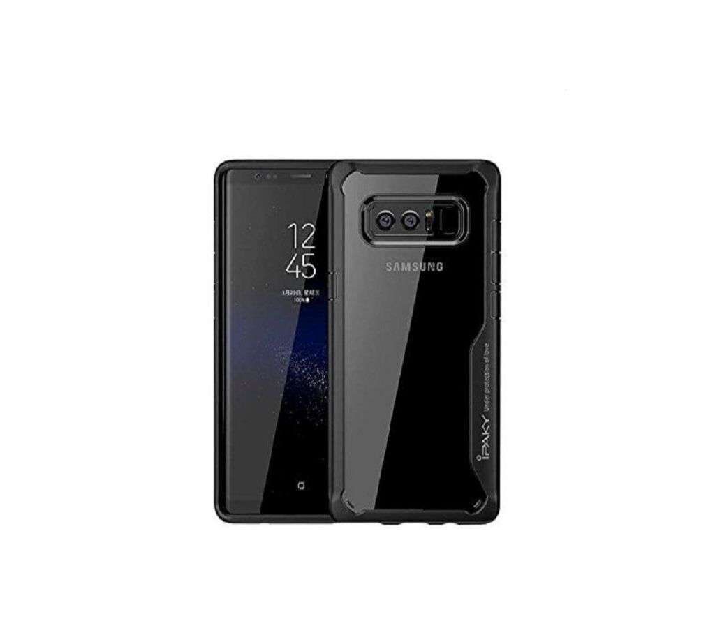 SAMSUNG GALAXY NOTE 8 IPAKY TRANSPARENT CASE BLACK  CHG