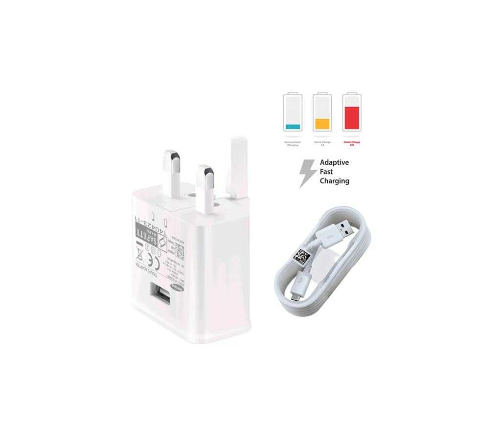 Genuine Samsung 9V Adaptive Fast Charging 3.0 Speed Travel Charger wit
