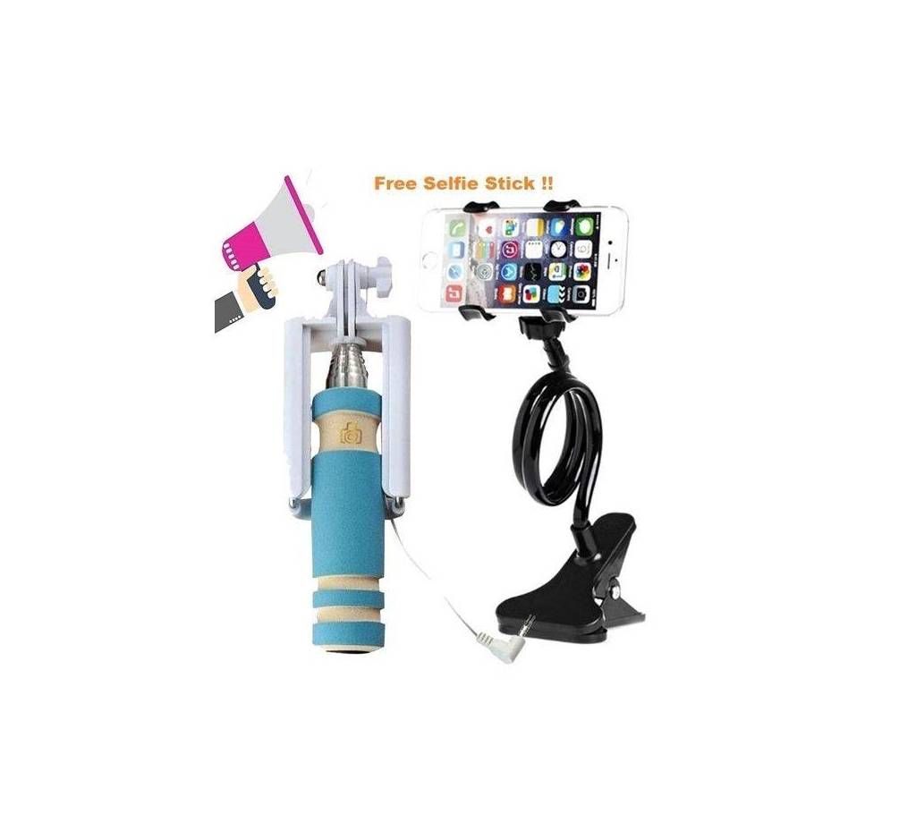 Mobile Phone Flexible 360 Degree Long Stand With Selfie Stick