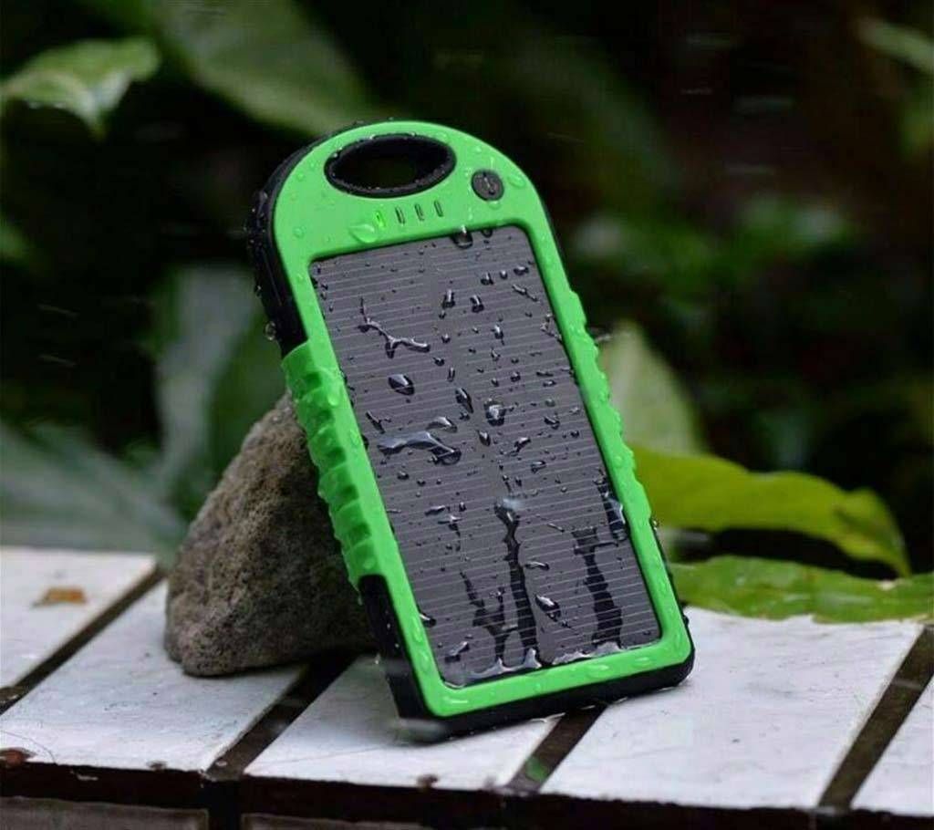 Solar rechargeable 5000MAH Power Bank