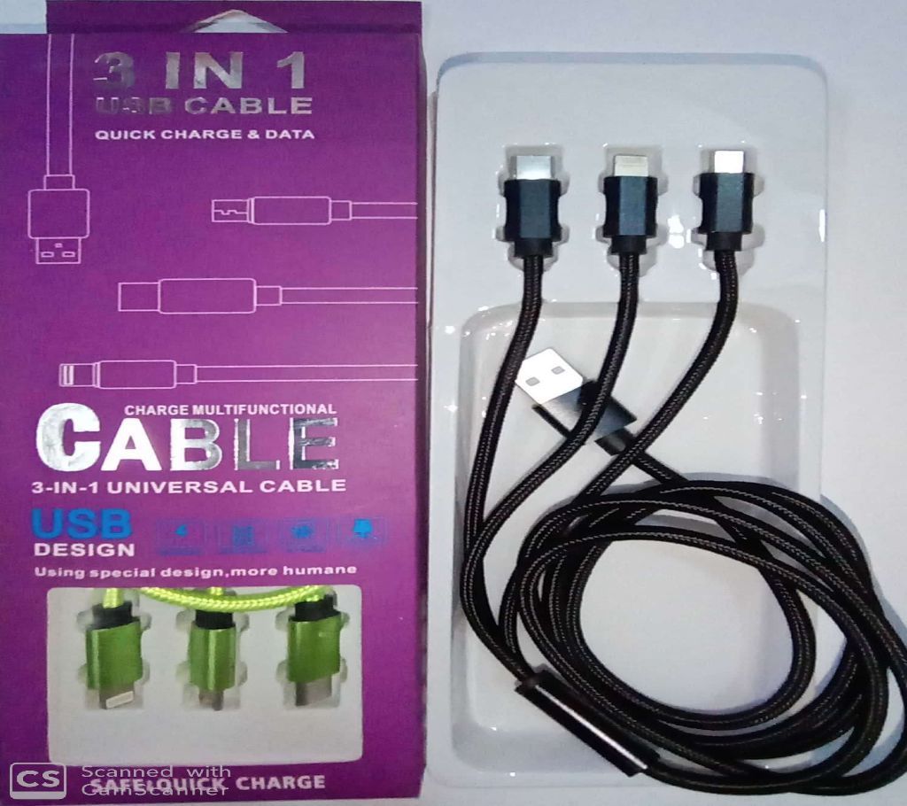 3 in 1 USB CABLE