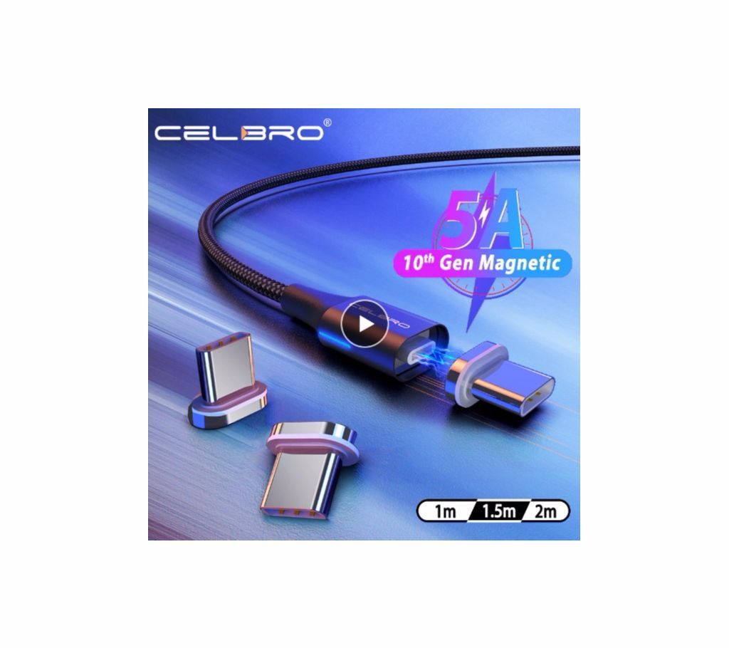 CELBRO 5A Lighting Magnetic Lighting Type C Cable