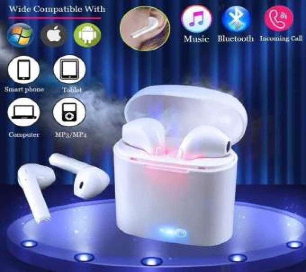 i7s TWS Mini Wireless Bluetooth Earphone Stereo Earbud Headset With Charging Box Mic