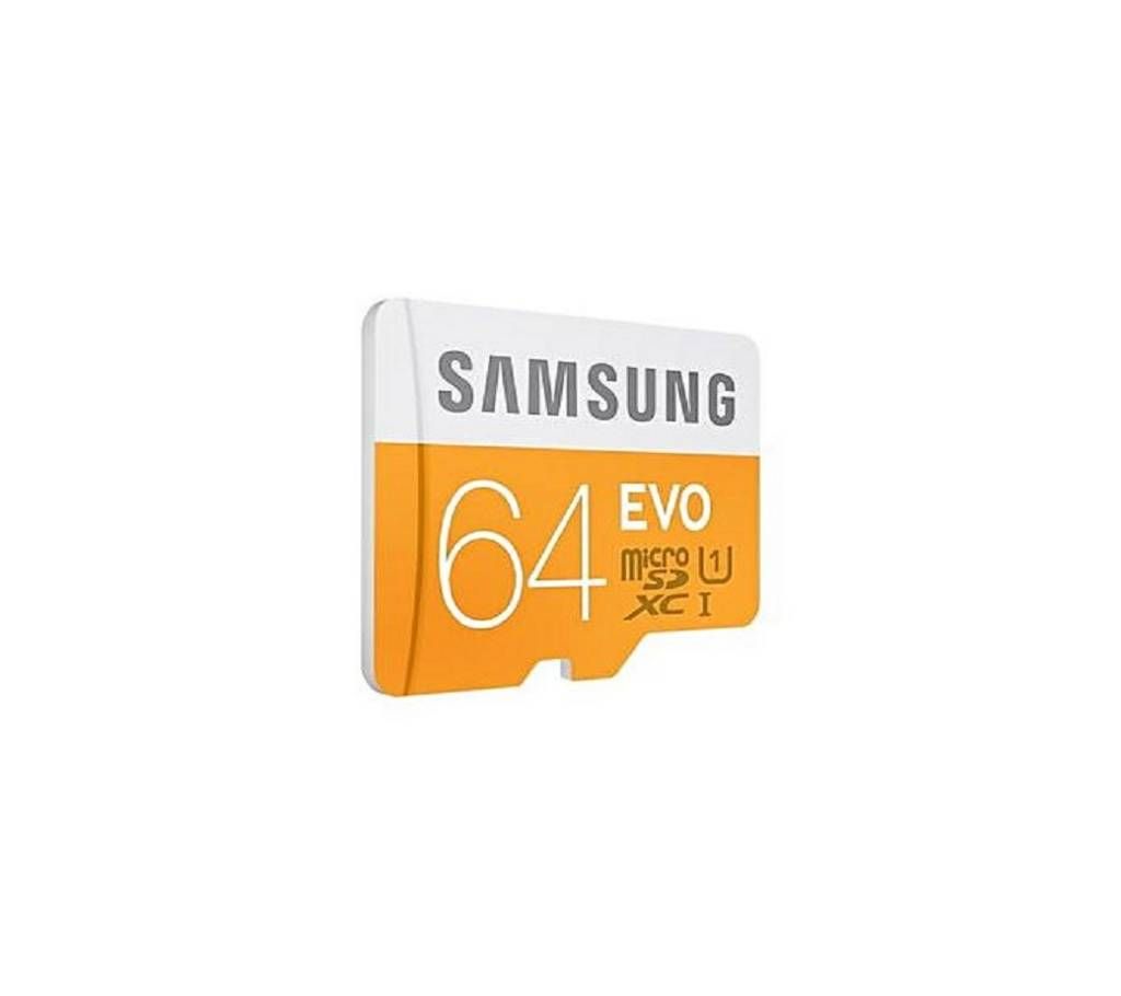 Samsung 64GB EVO Class 10 Micro SD Card 
