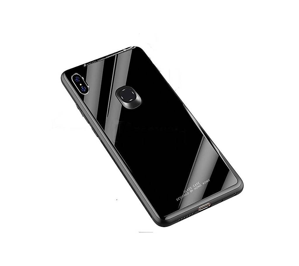 Tempered Glass Back Case for Xiaomi Redmi Note 5 Pro - Black