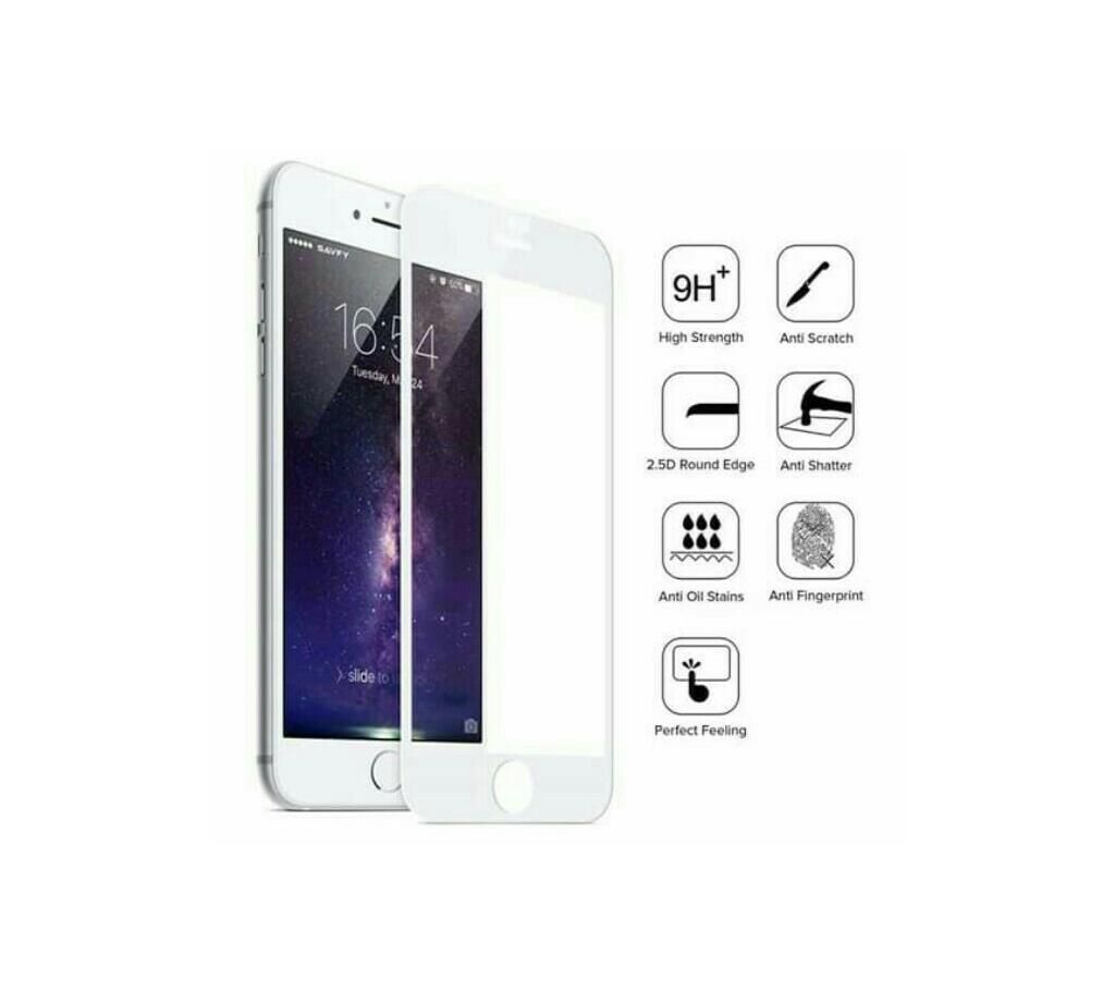5D Curved Tempered Glass For I Phone 5 White