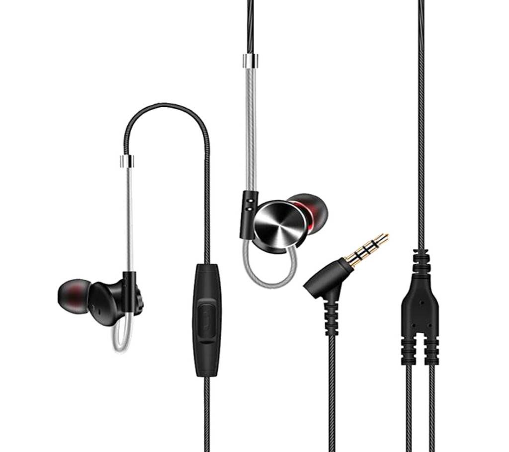 QKZ DM10 Ear Earphone - Black