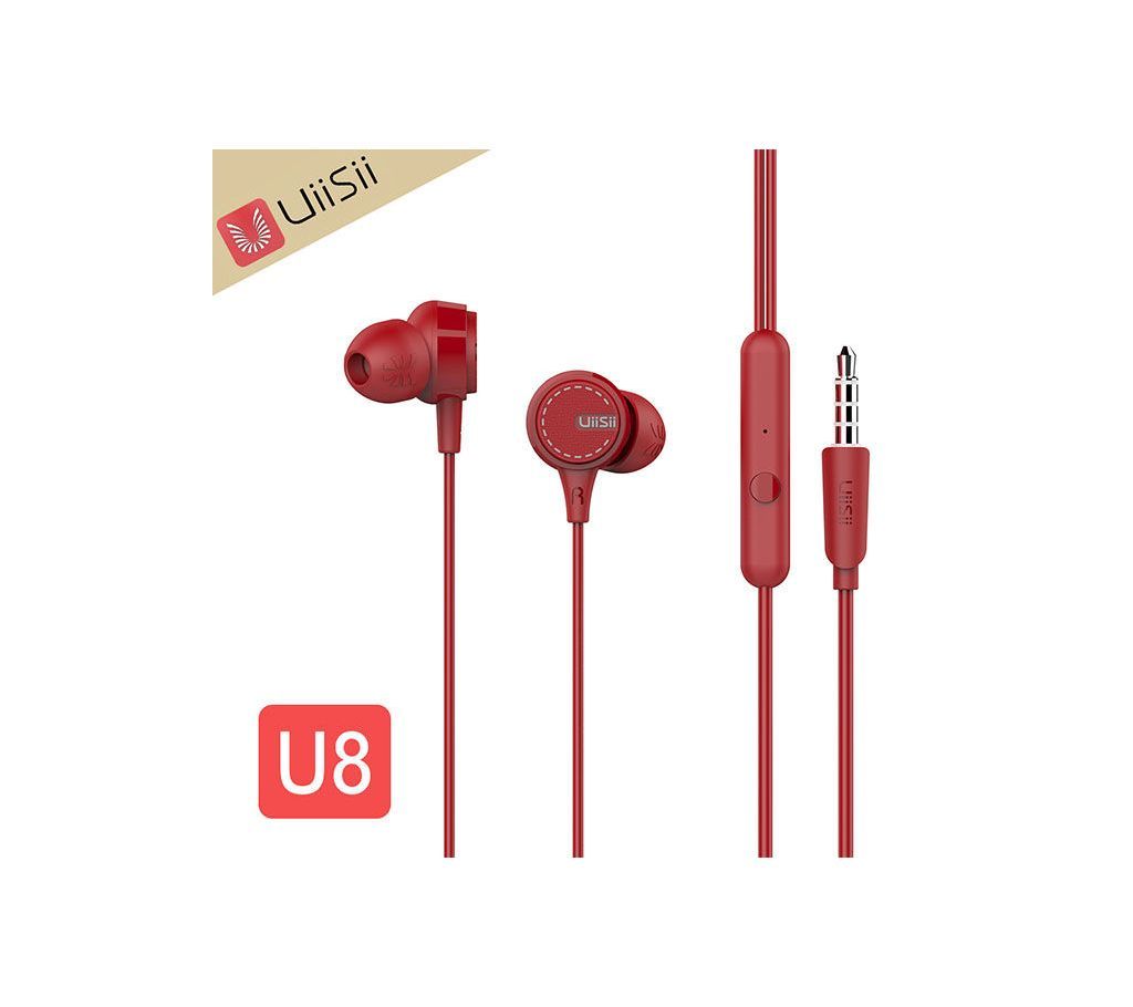 UIISII U8 High-Quality In-ear Earphone With Mic.