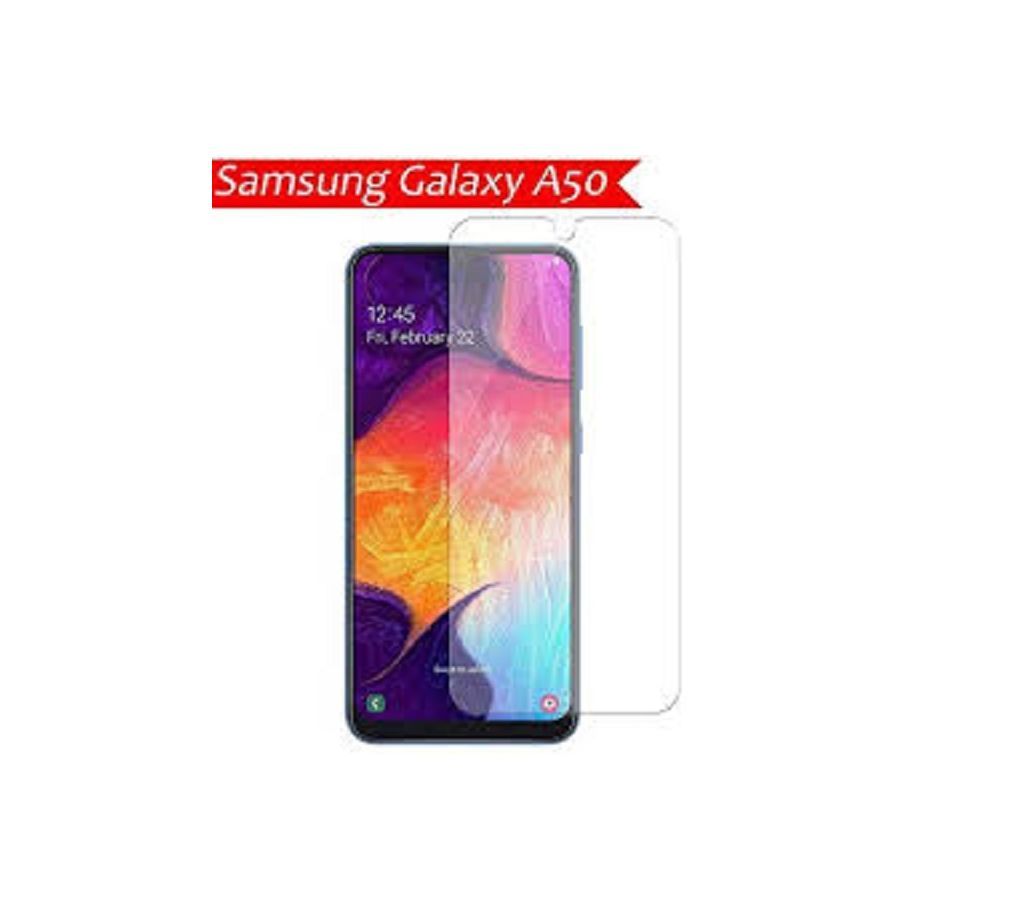 Heavy Duty Scratch Proof 9H Tempered Original Glass Back Case for Samsung Galaxy A50 