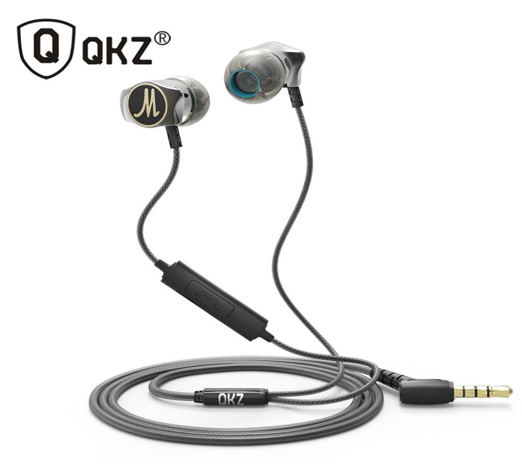 QKZ DM7 Zinc Alloy Hifi Super Bass In Ear Headphone