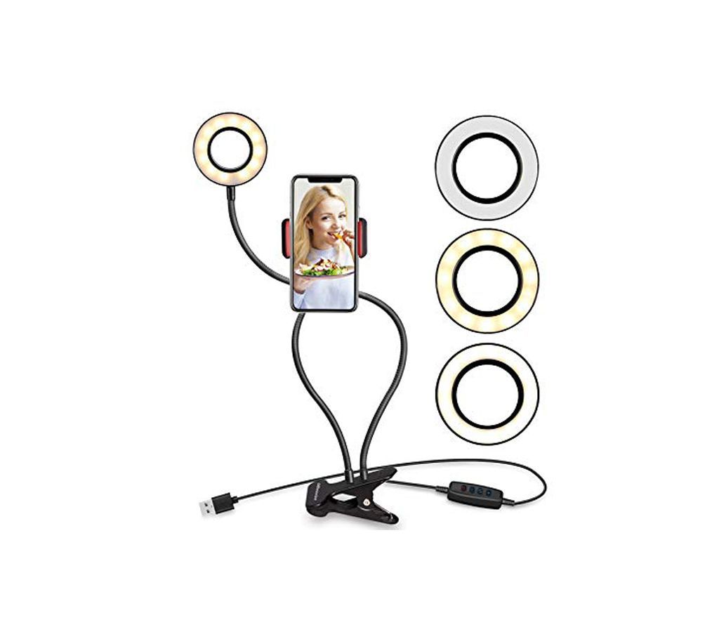 LED Light with Selfie Stand